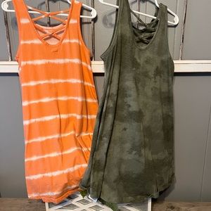 Old Navy girls tank top dresses